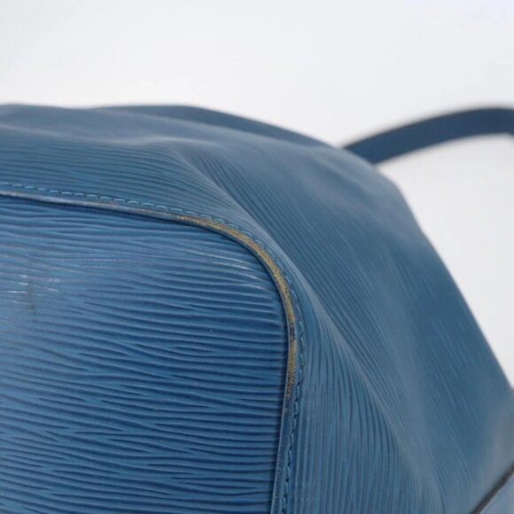 LOUIS VUITTON Epi Petit Noe Shoulder Bag Blue M44105 LV Auth 144506 - Picture 5 of 16